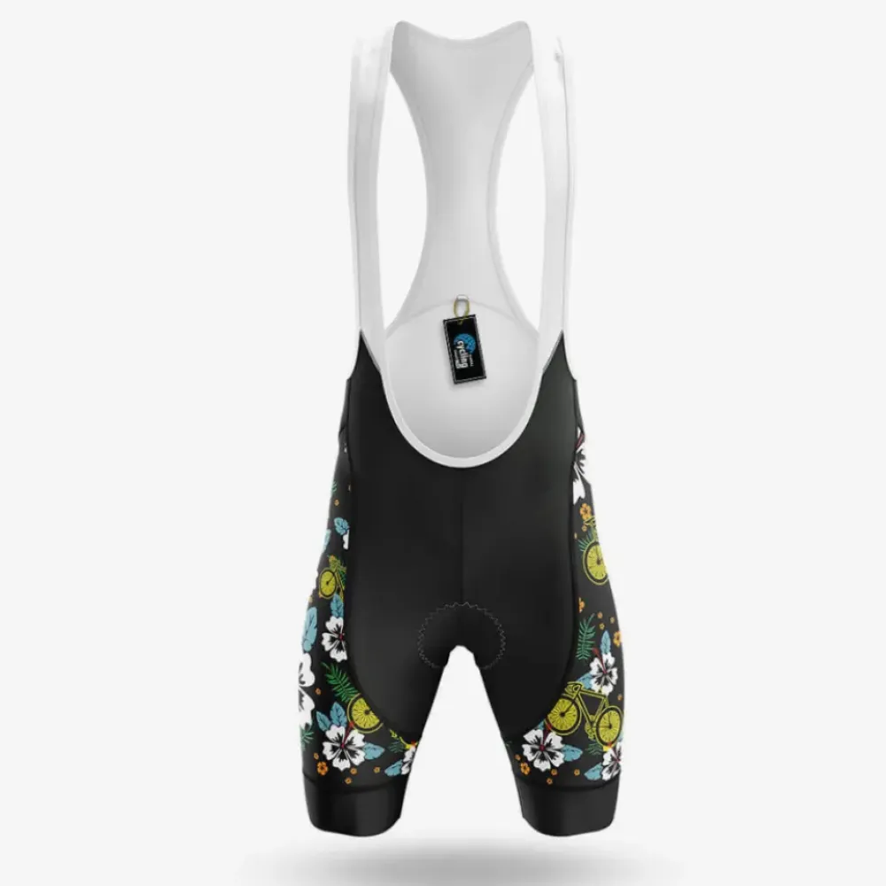 Cycling Aloha V5 Floral Bicycle Black/Yellow/White