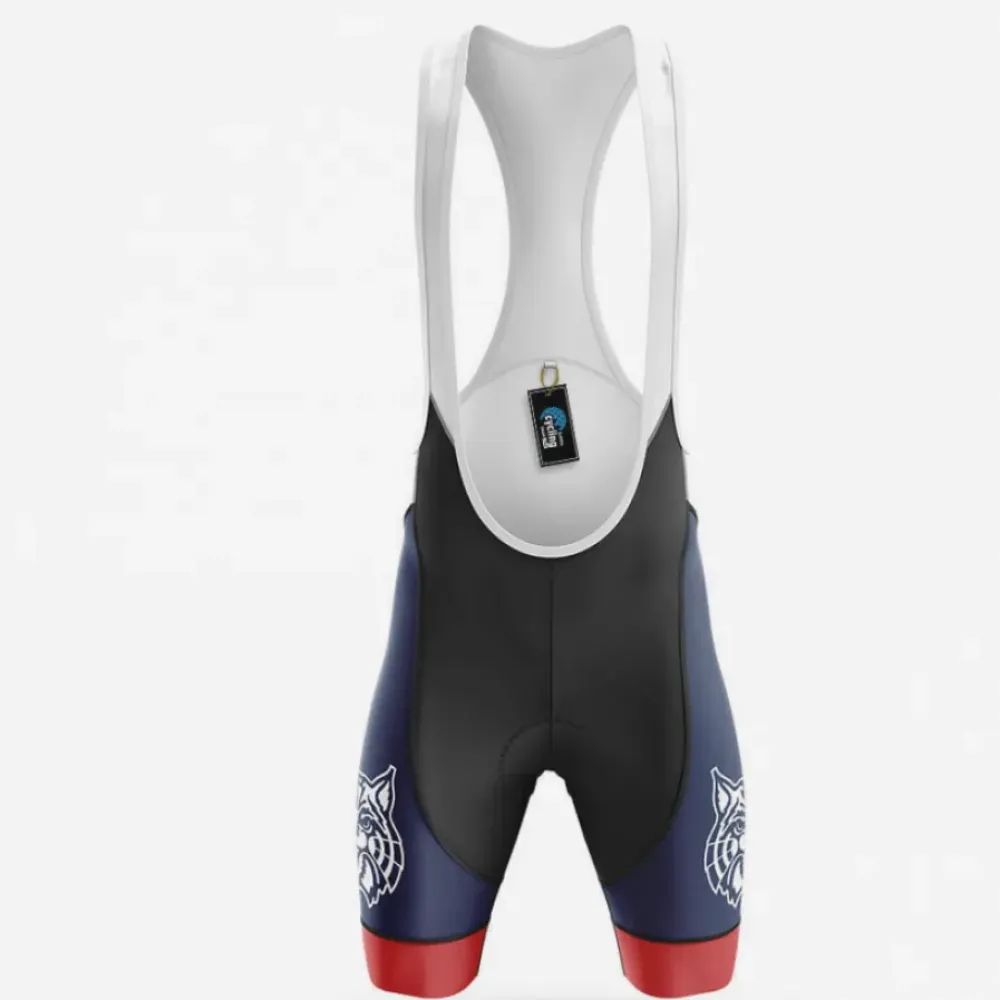 University of Arizona Cycling Bibs Comfortable Navy/Red/White