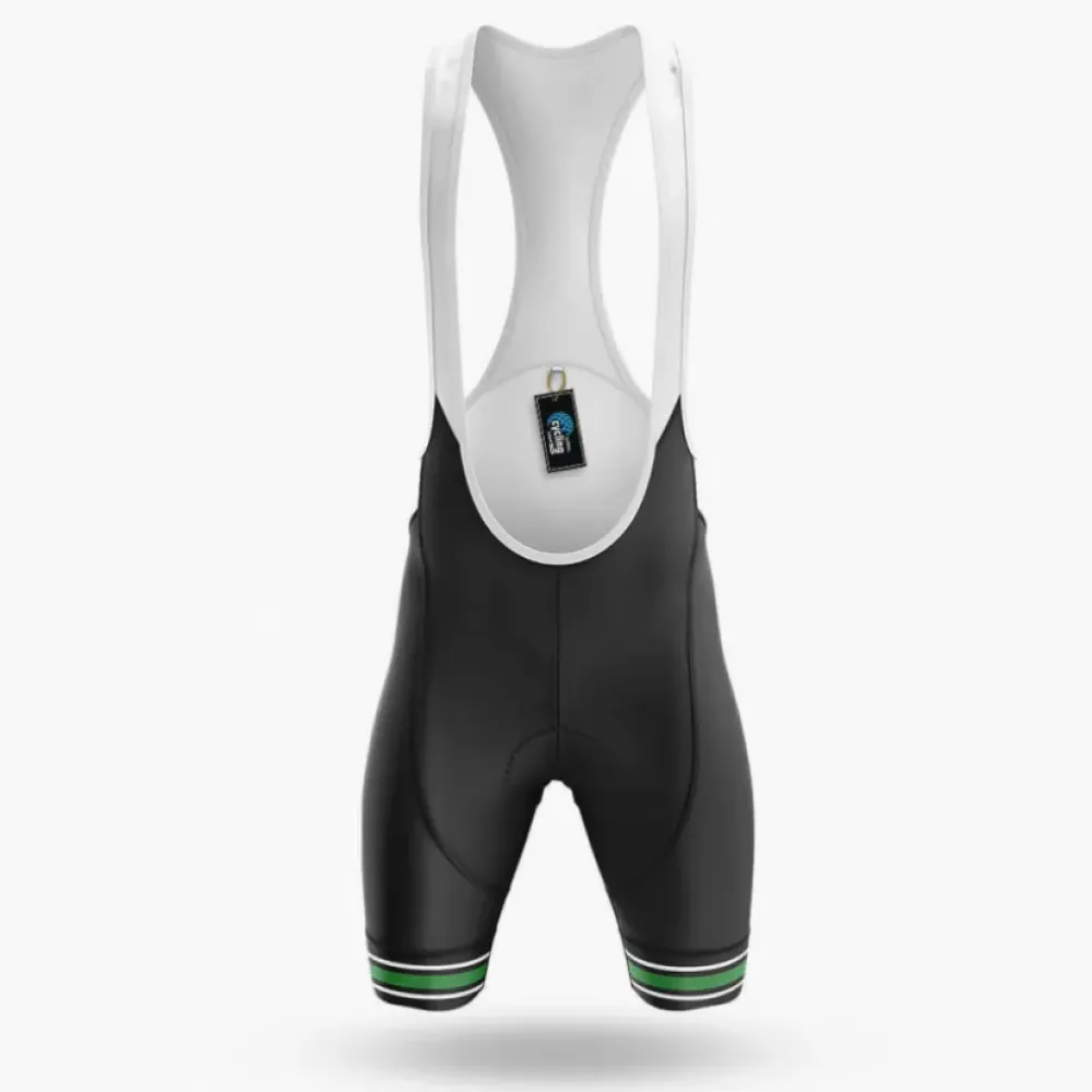 Cycling Bibs Shamrock Flag Comfortable Black/Green/White