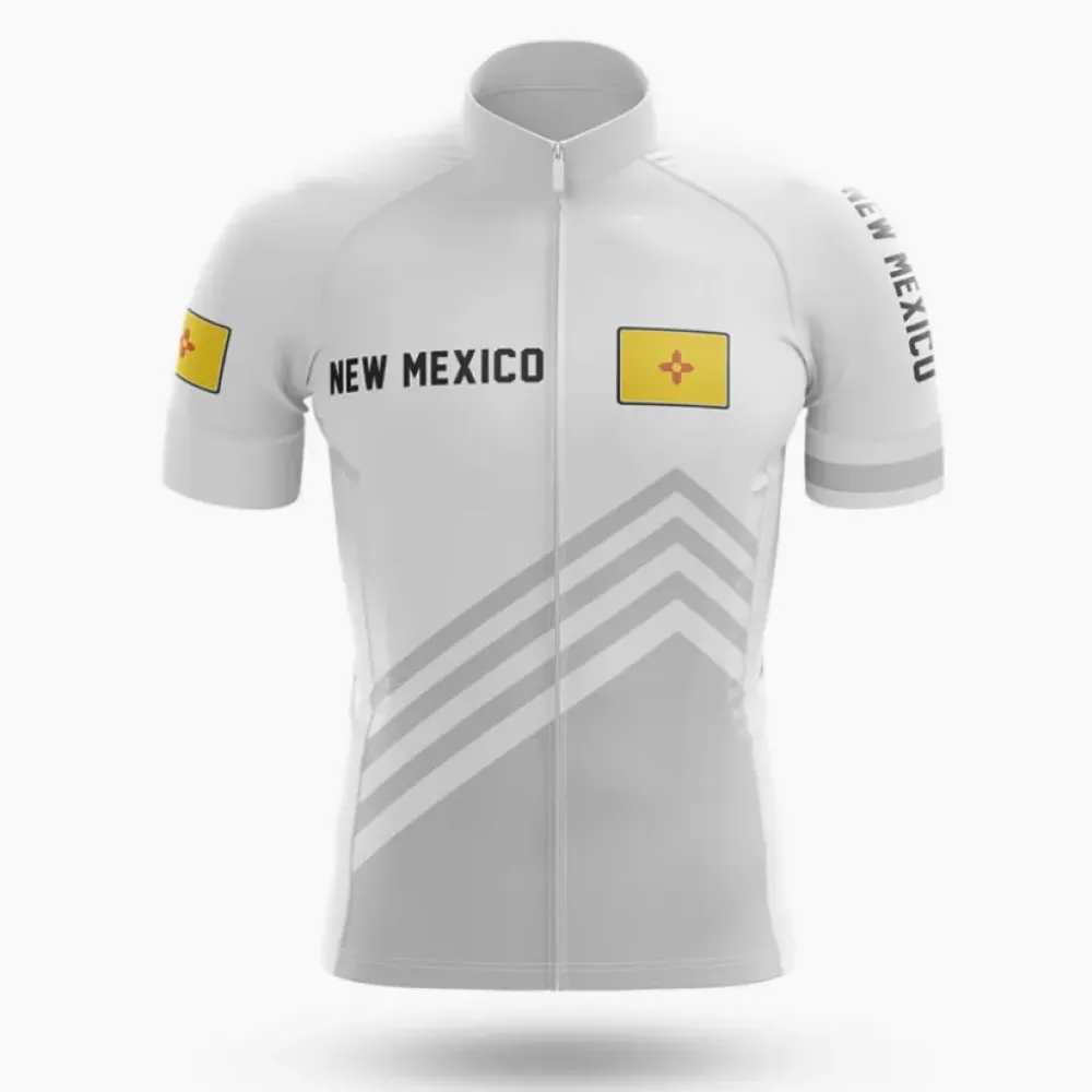 New Mexico S4 Cycling Jersey White/Grey/Yellow