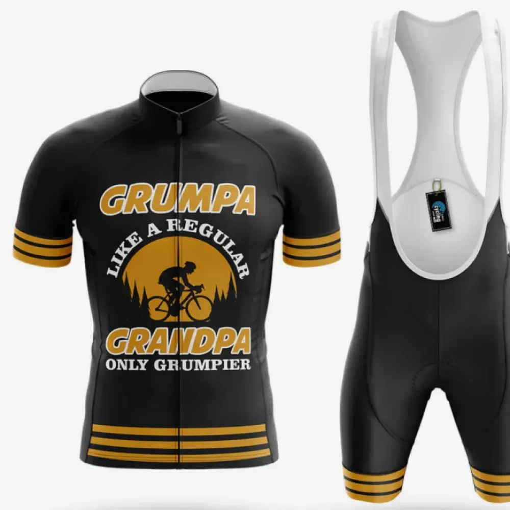 Grumpa Cycling Kit Unique Black/Gold/White