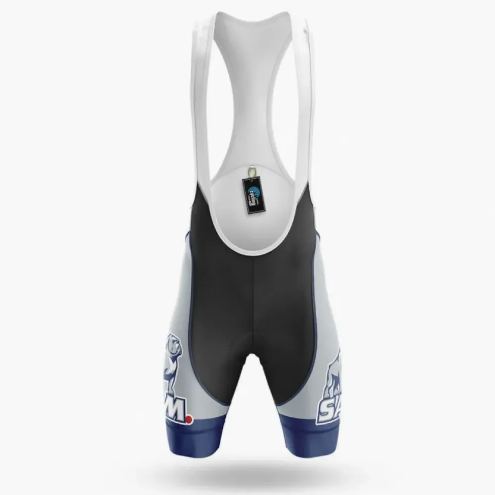 Samford University Cycling Bibs Comfortable Navy/White/Grey