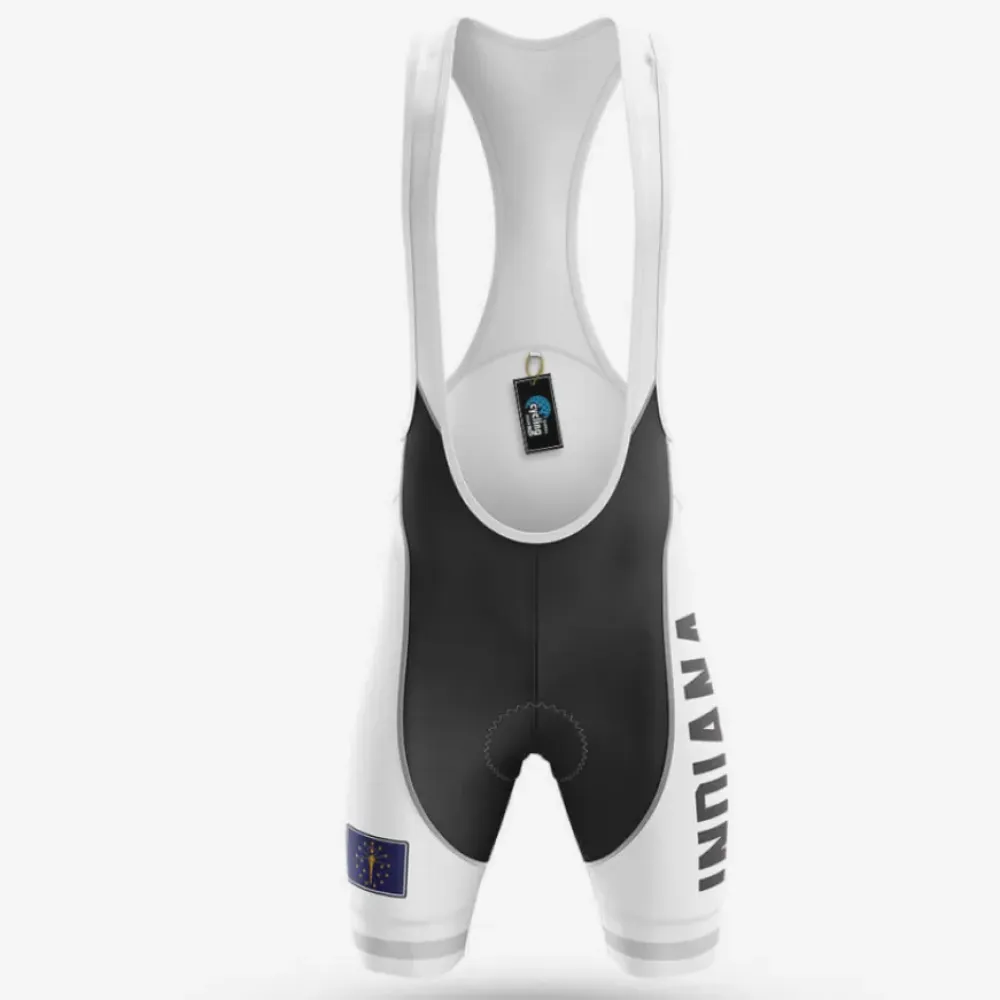 Indiana S4 Cycling Bibs White/Black/Grey