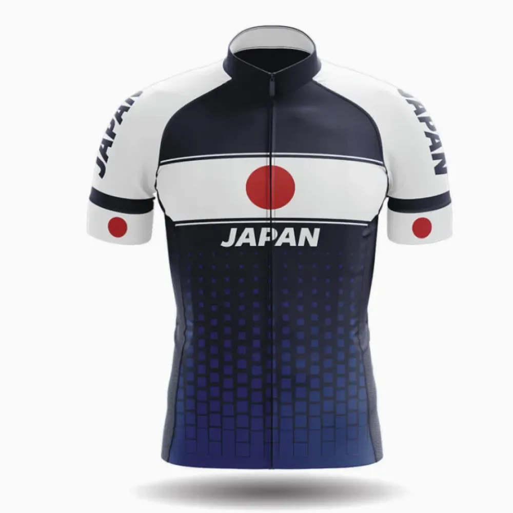 Japan S1 Cycling Jersey Navy/White/Red