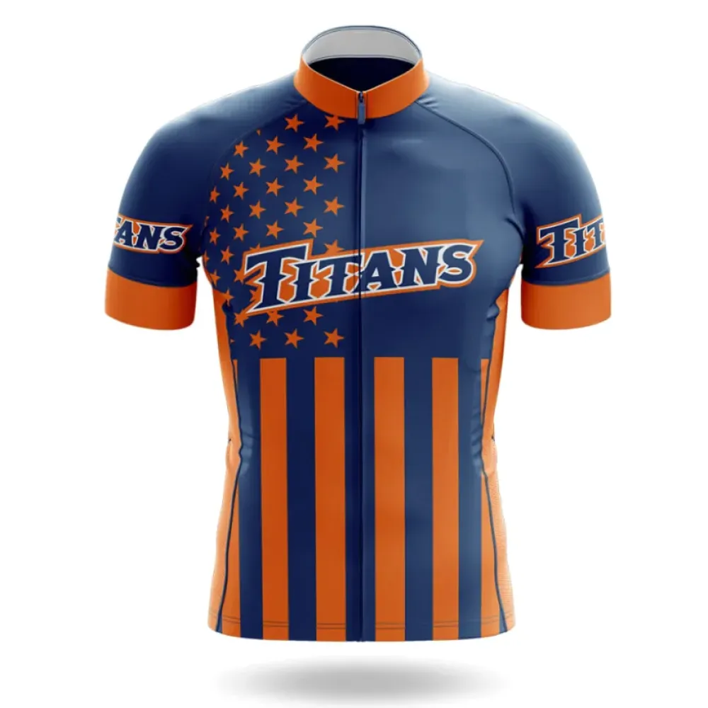Titans USA Cycling Jersey Navy/Orange/White