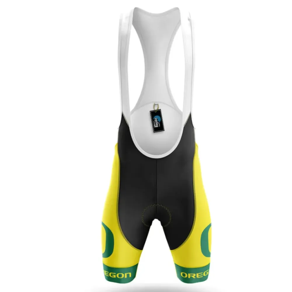 Oregon Bibs Cycling Yellow/Black/Green