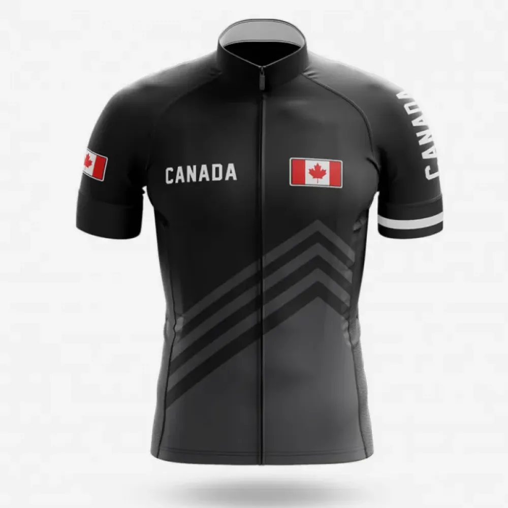 Canada S5 Black Jersey Black/Red/Grey