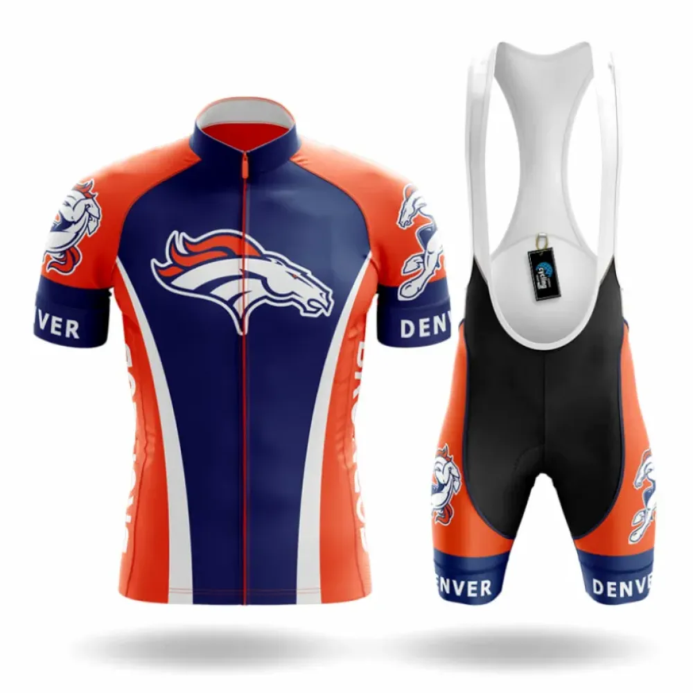 Denver Broncos Cycling Kit Orange Crush Navy/White/Orange