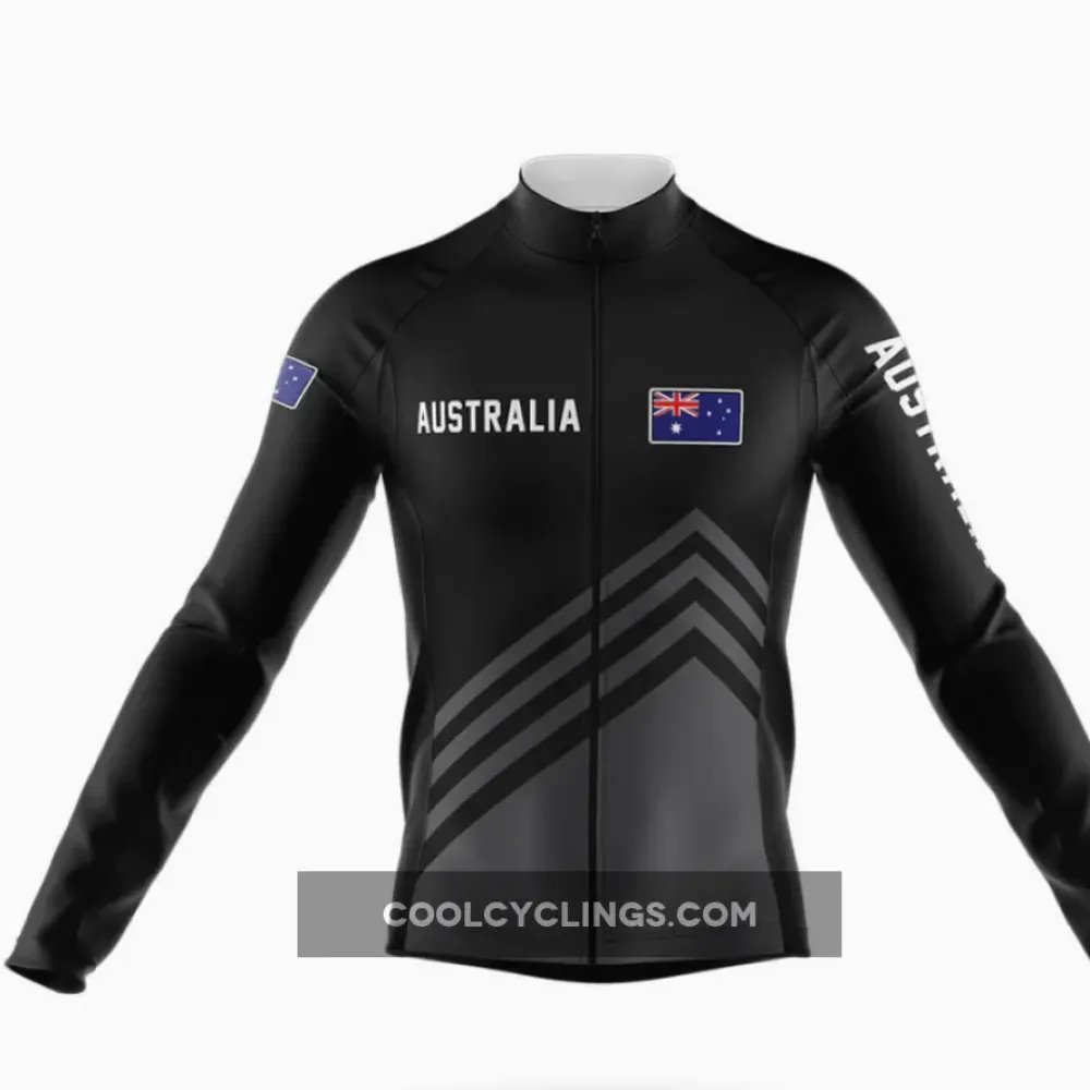 Australia S5 Long Sleeve Black/Red/Grey