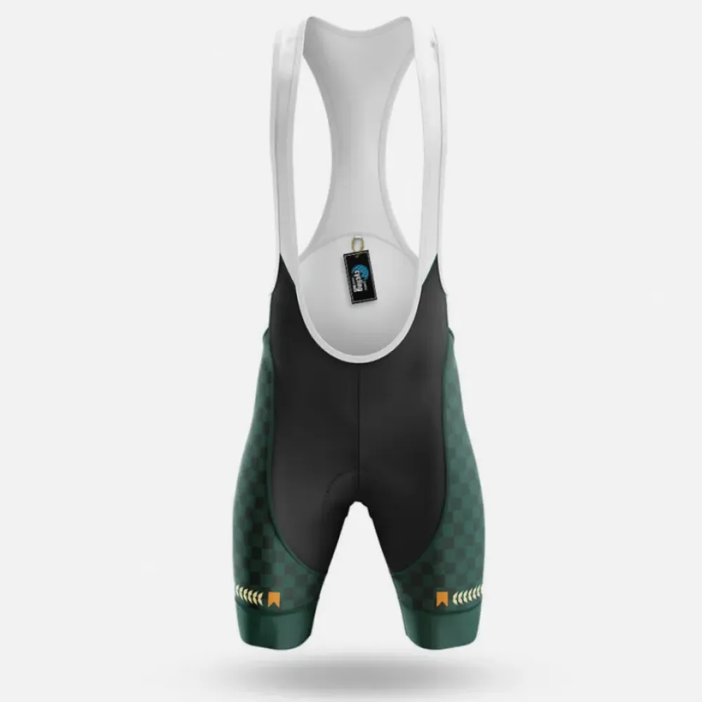 Cycling Bibs Drink Beer Ignore Problems Black/Green/White