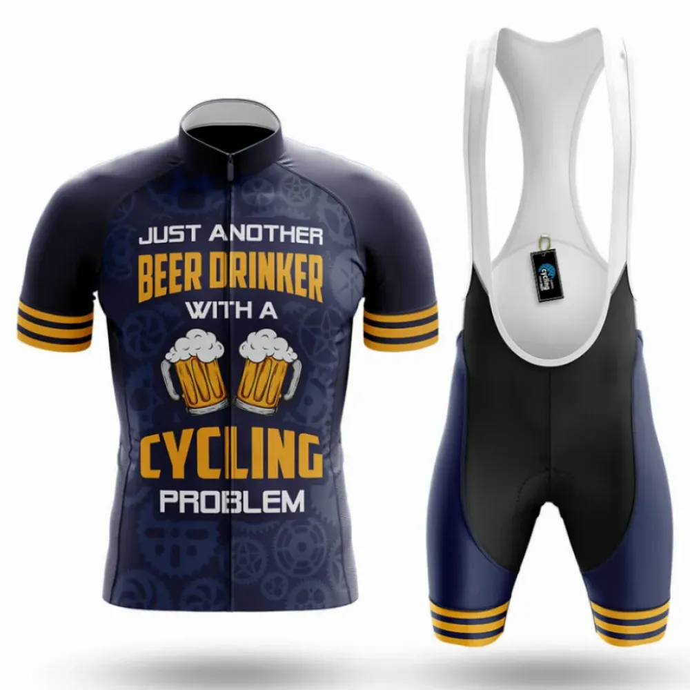 Cycling Kit Beer Drinker Navy/Yellow/White
