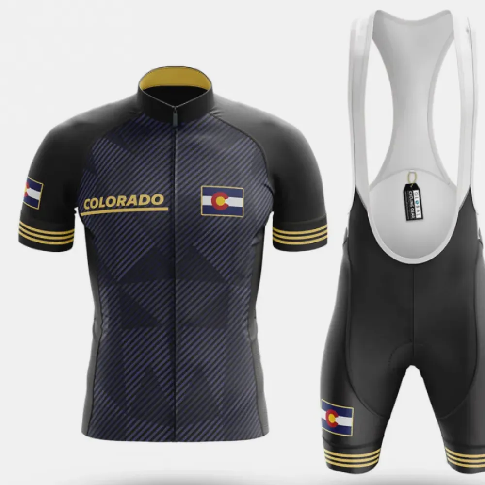 Colorado S2 Cycling Kit Full Set Black/Gold/White
