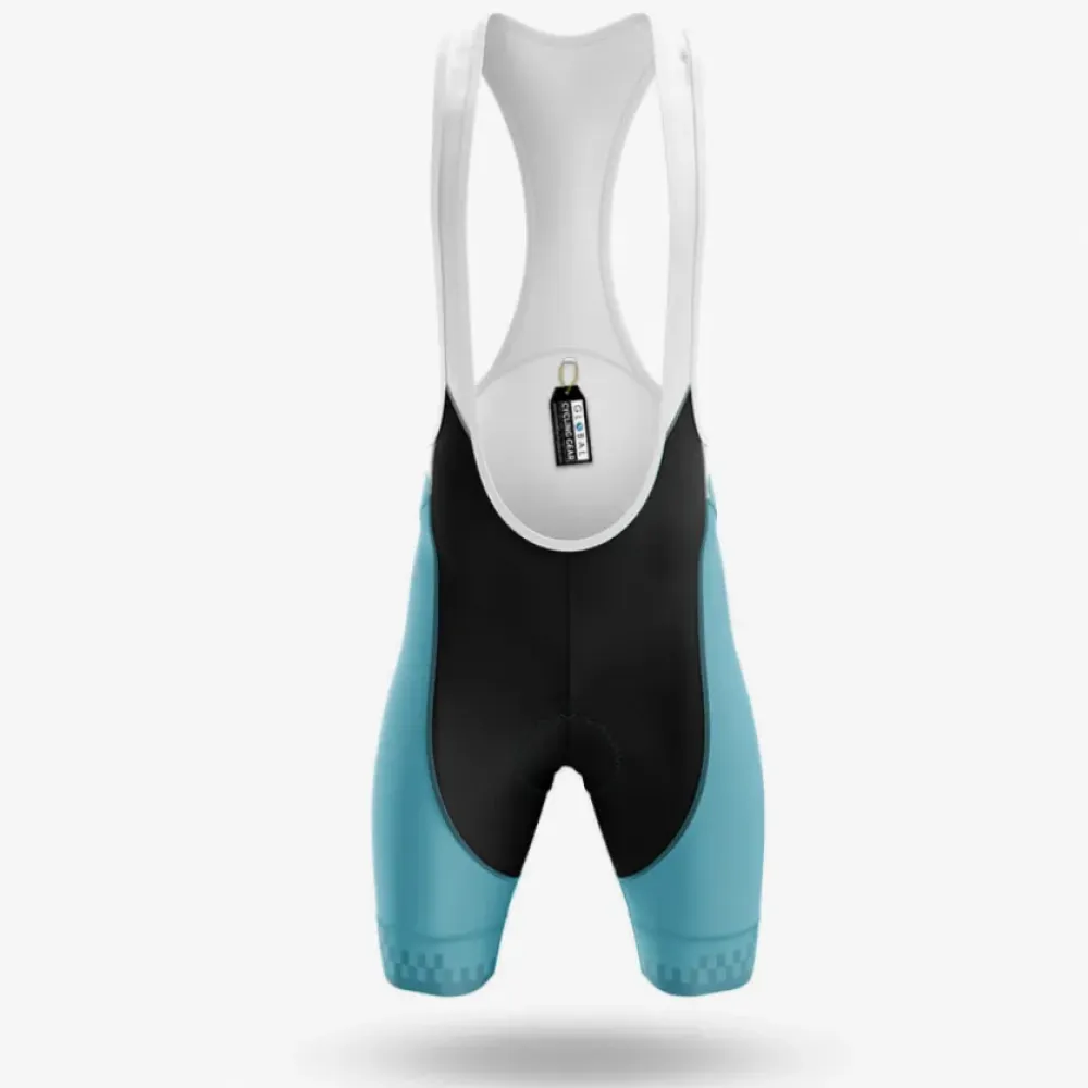 Global Cycling Gear Rollin Bibs Black/Teal/White