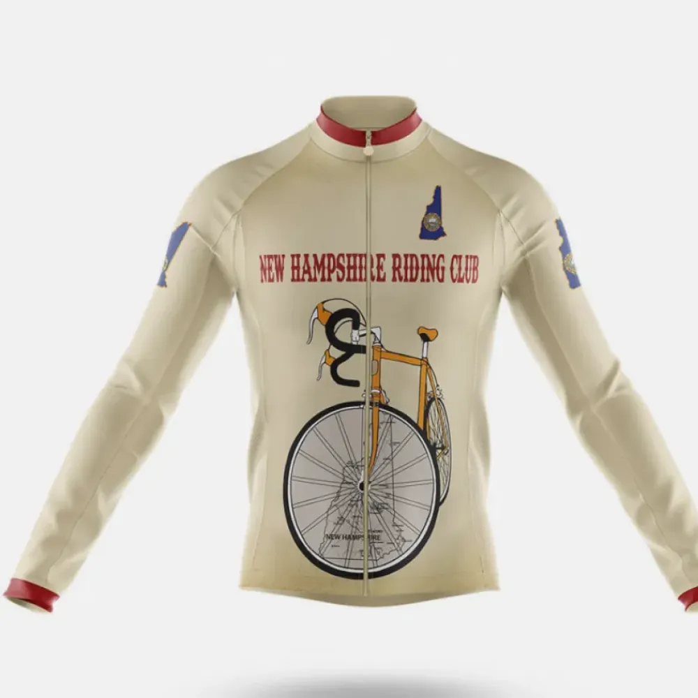 New Hampshire Riding Club Long Sleeve Cream/Red/Gold