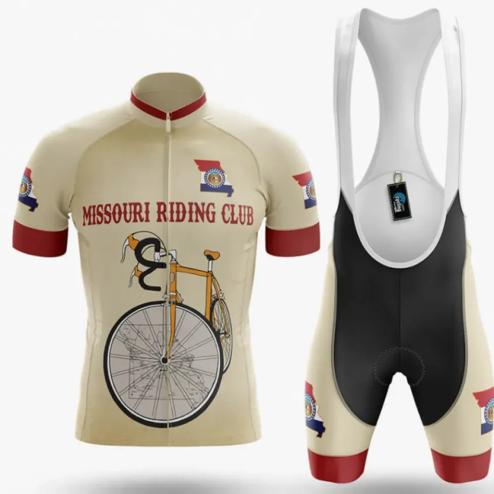 Missouri Riding Club Cycling Kit Vintage Beige/Red/Black