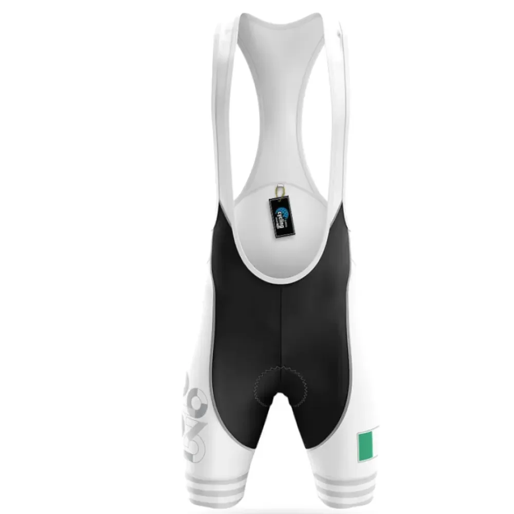 Cycling Bibs Ireland 2023 White/Black/Green