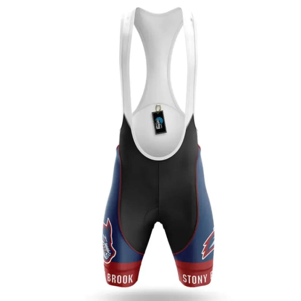 Stony Brook Cycling Bibs Comfortable Navy/Red/White