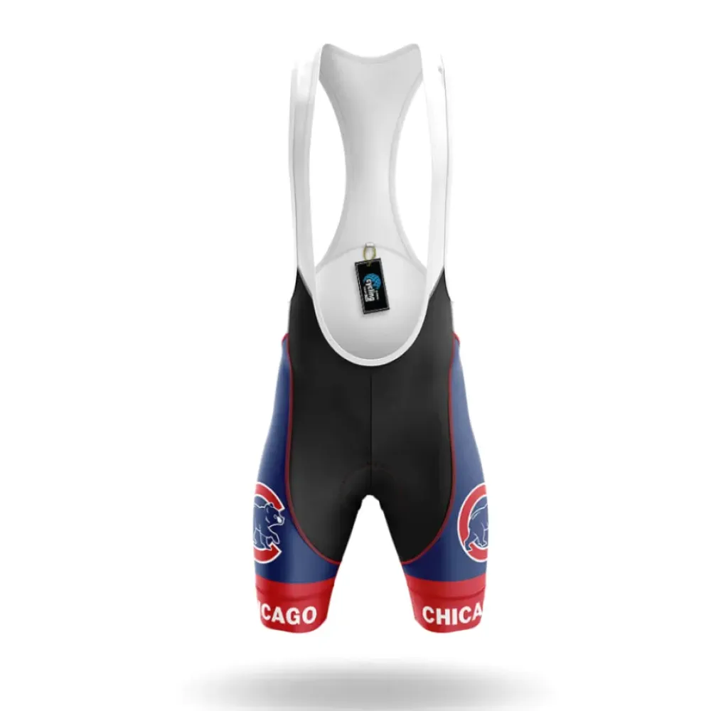 Chicago Bears Cycling Bibs Comfortable Navy/Red/White