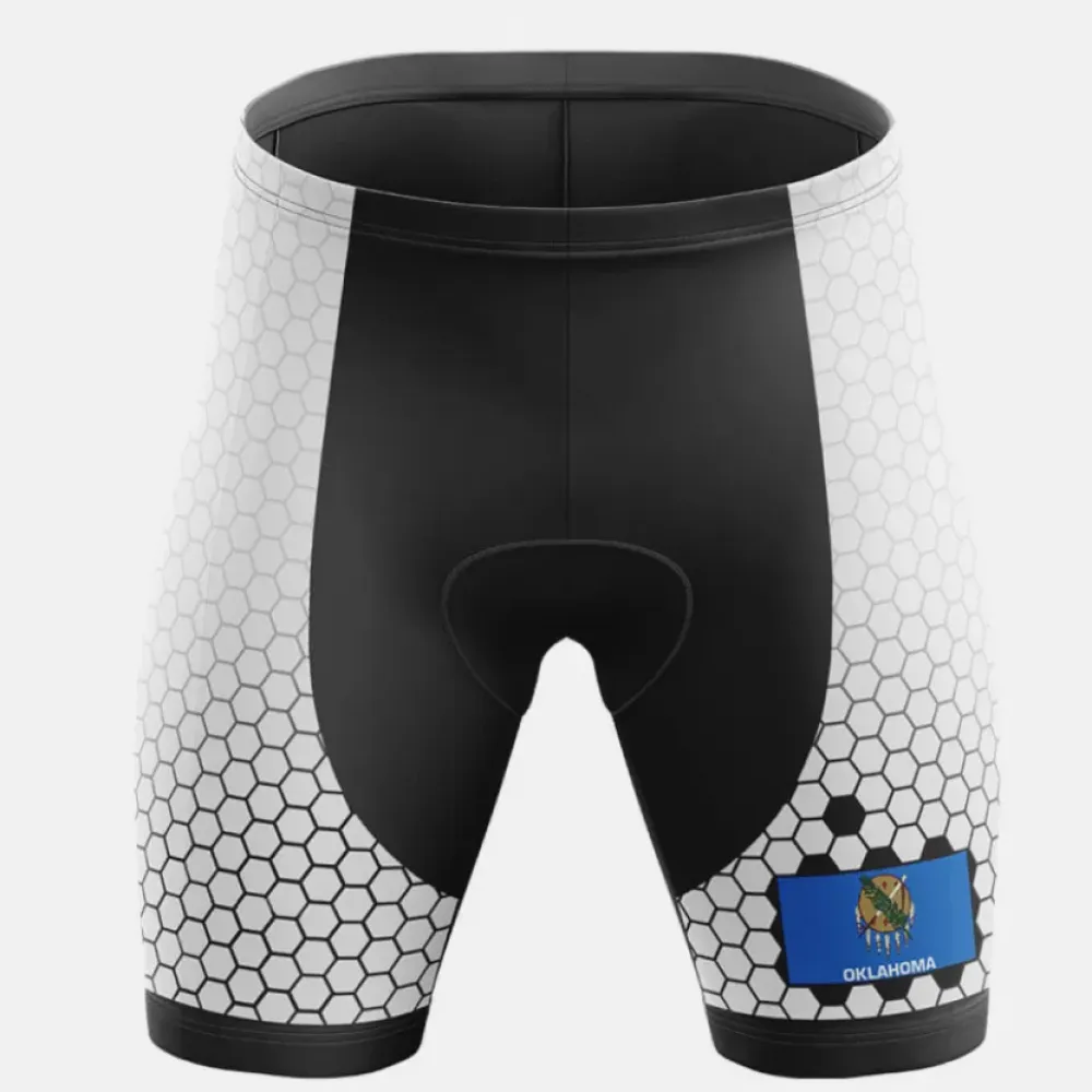 Oklahoma V7 Cycling Shorts Black/White/Grey