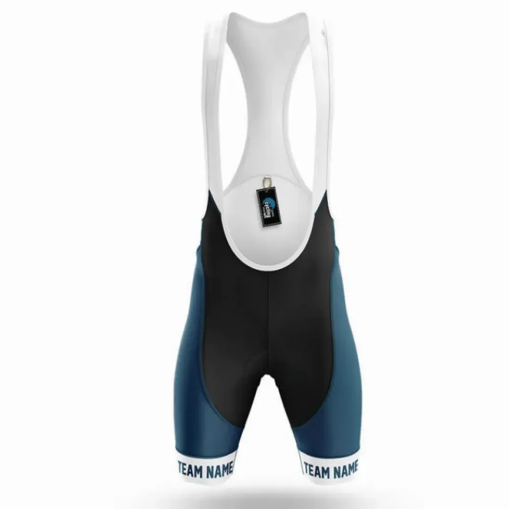 Cycling Bibs Custom Team Name Navy/White/Black
