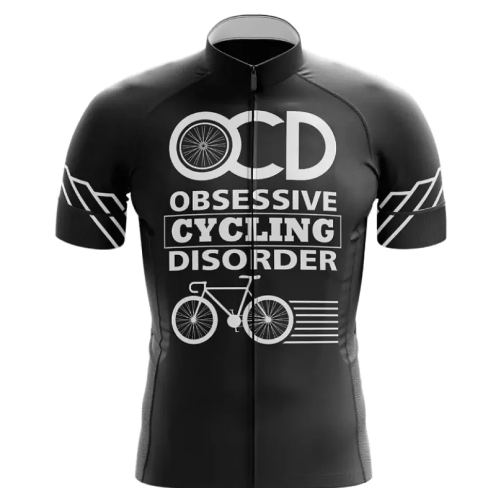 Obsessive Cycling Disorder Jersey Black/White/Grey