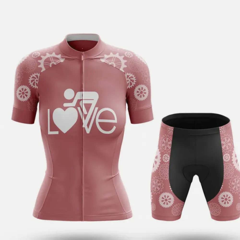 Cycling Lover Full Set Pink/Black/Grey
