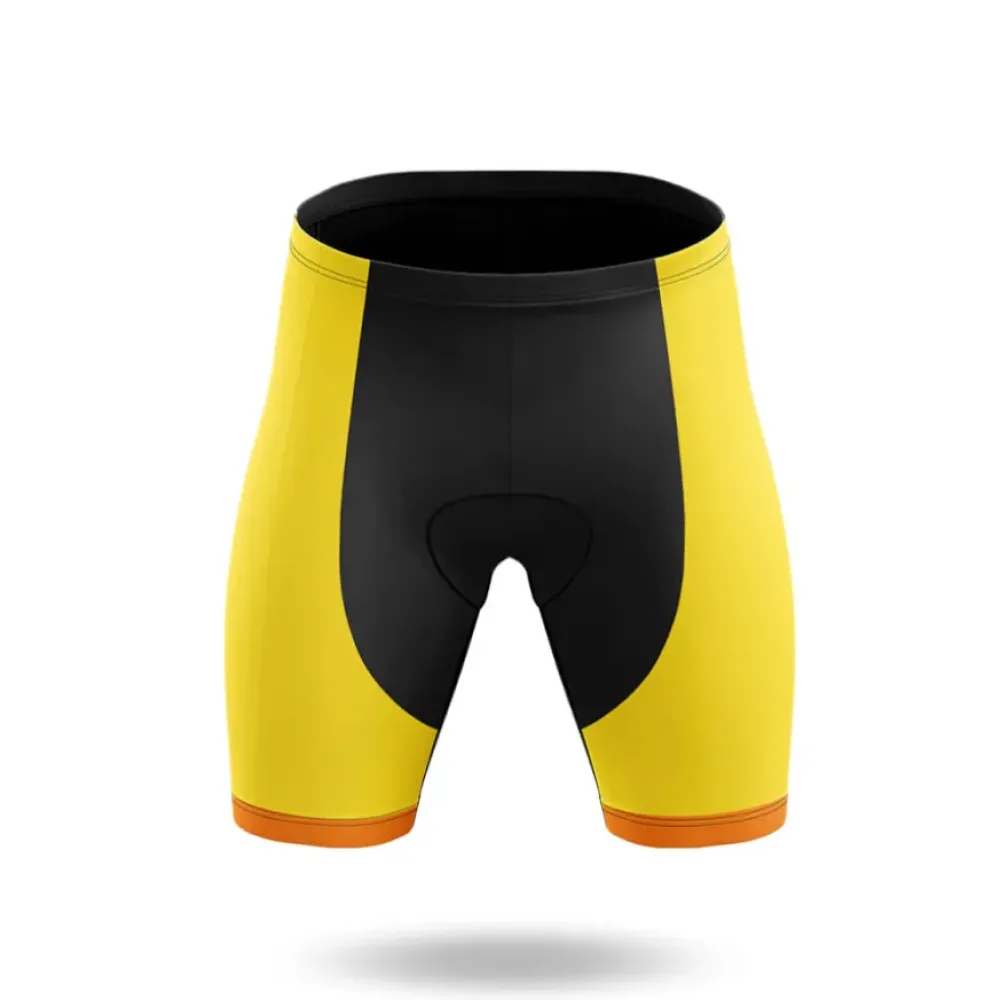 Girl Power Shorts Padded Yellow/Orange/Black