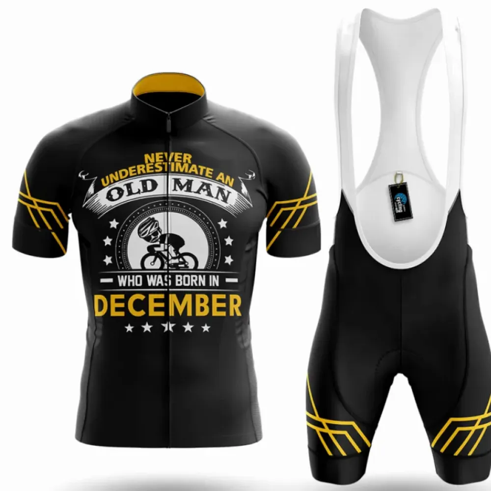 Cycling Kit December December Born Black/Yellow/White