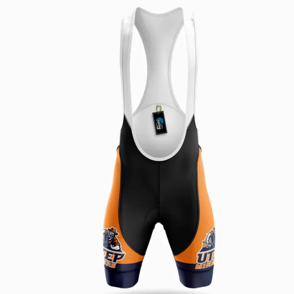 University of Texas Cycling Bibs Comfortable Orange/Black/White