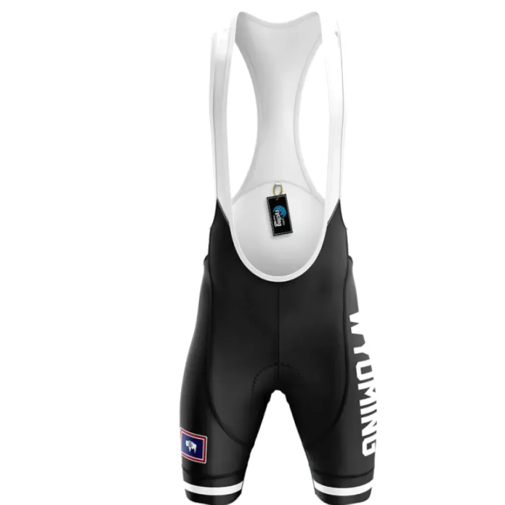 Wyoming S4 Cycling Bibs Black/White/Red