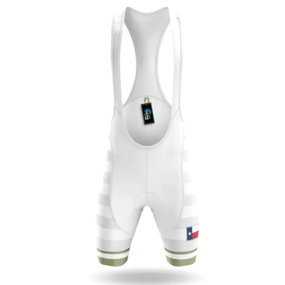 Texas S30 Cycling Bibs Breathable White/Green/Gray