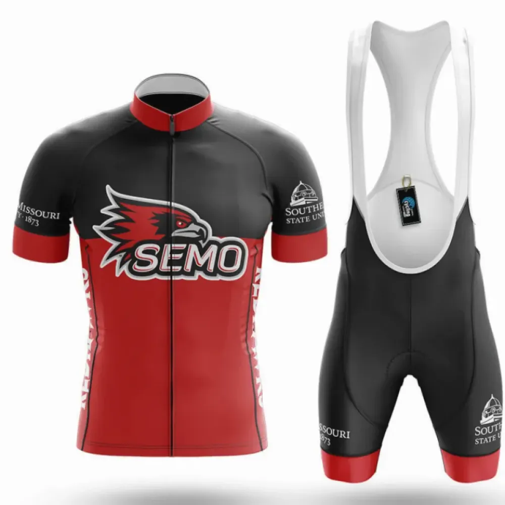 Southeast Missouri State University Cycling Kit Full Set Ver.2 Eagle Red/Black/White
