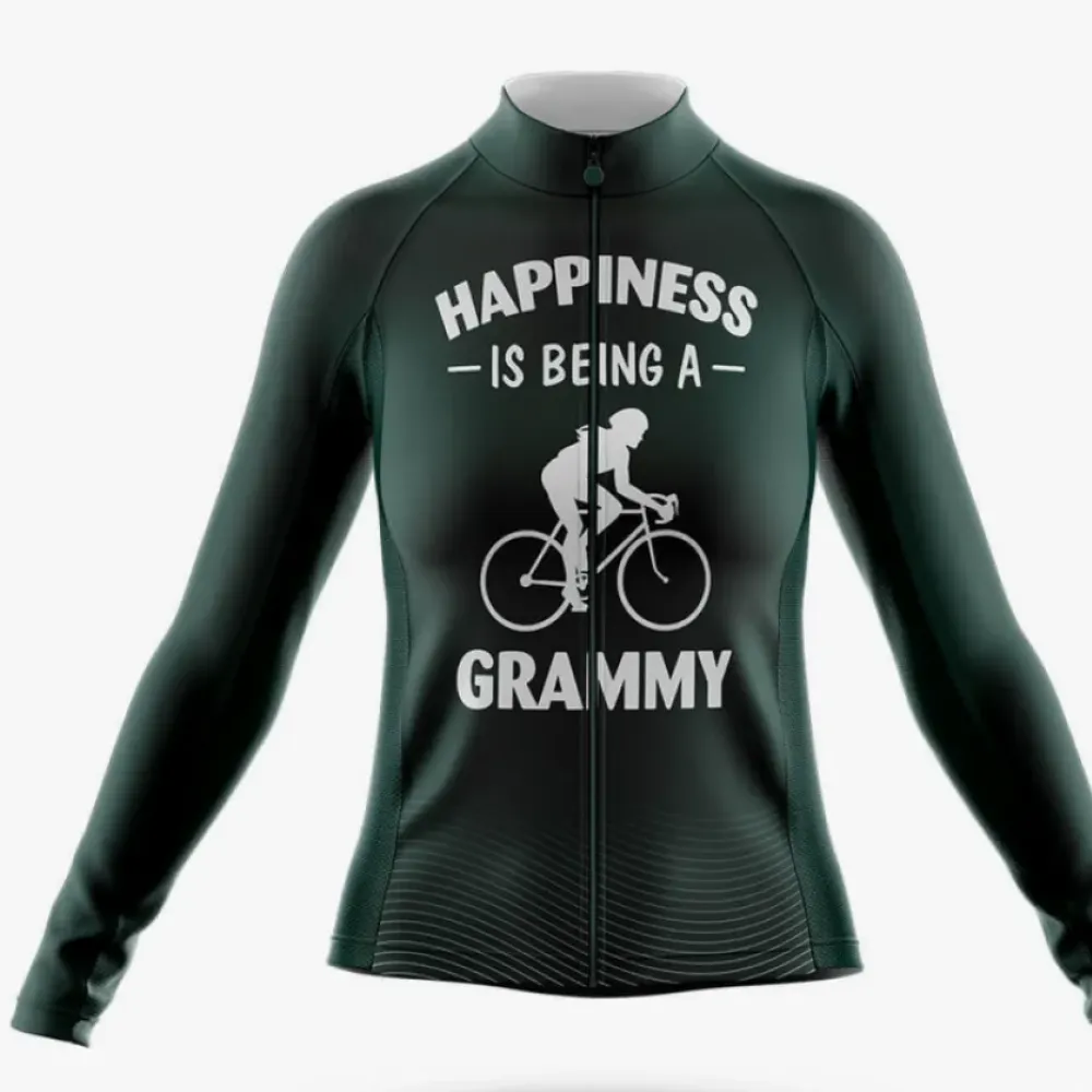 Happy Grammy Grammy Jersey Black/White/Green