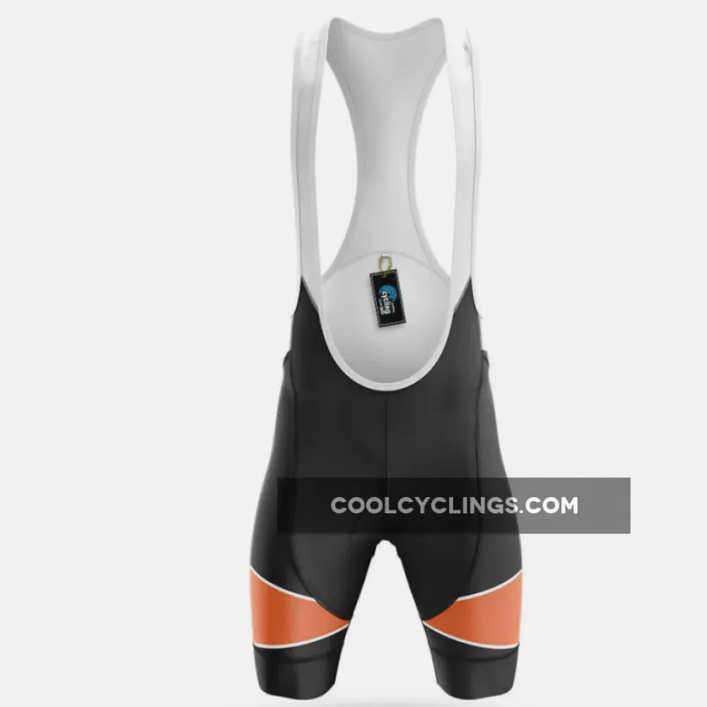 Cycling Bibs Shamrock Eire Comfortable Black/Orange/White