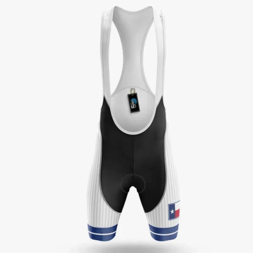Texas S28 Cycling Bibs Breathable White/Black/Blue