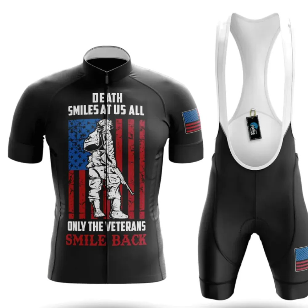 Veterans Smile Back Cycling Kit Black/Red/White