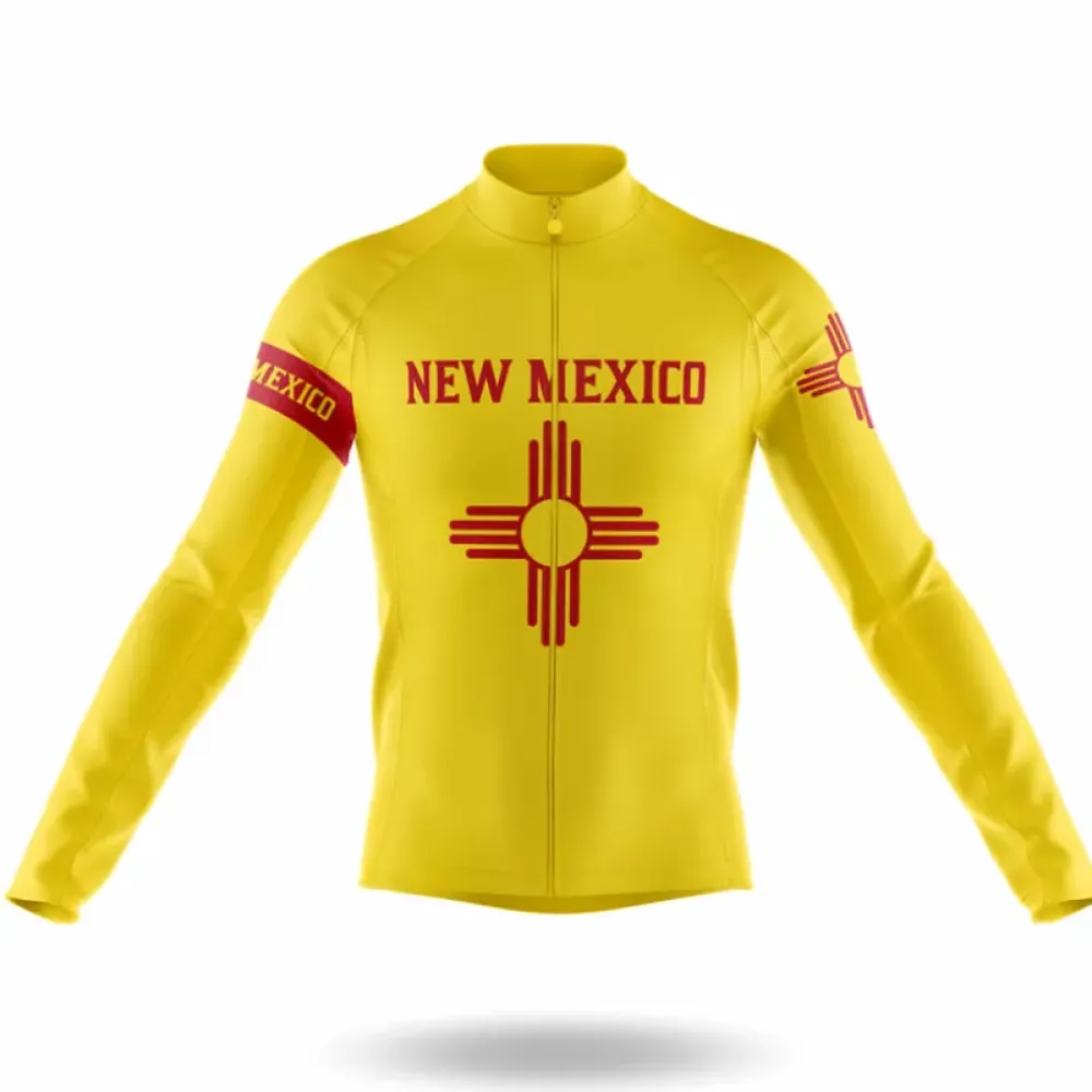 New Mexico Cycling Jersey Love Yellow/Red/Gold