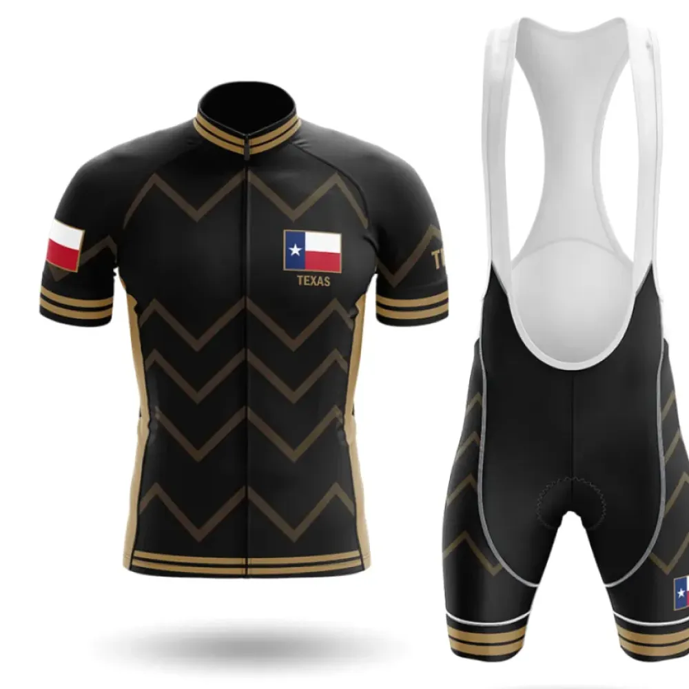 Texas V17 Cycling Kit Gold/Black/White