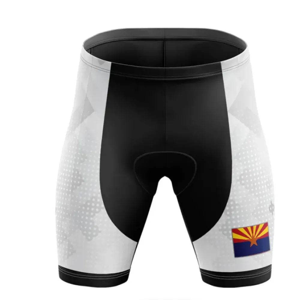 Arizona Women Cycling Shorts Unique Design White/Black/Grey