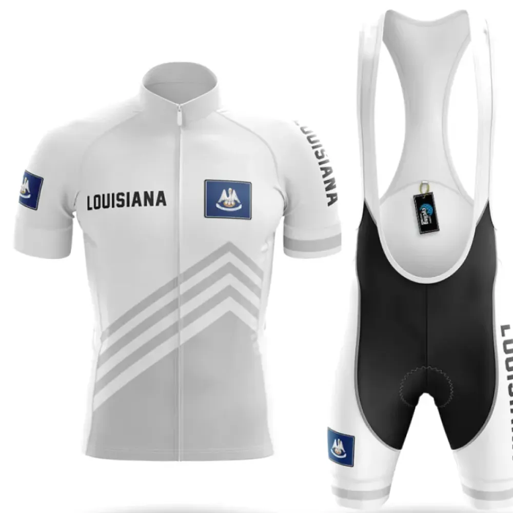 Louisiana S4 Cycling Kit Full Set White/Black/Grey