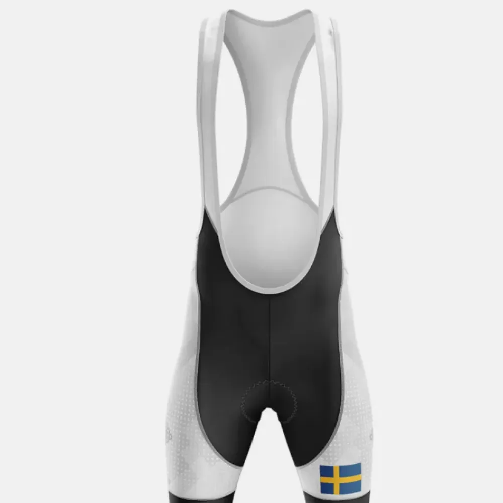 Sweden Cycling Bibs Ver.2 Breathable White/Black/Yellow