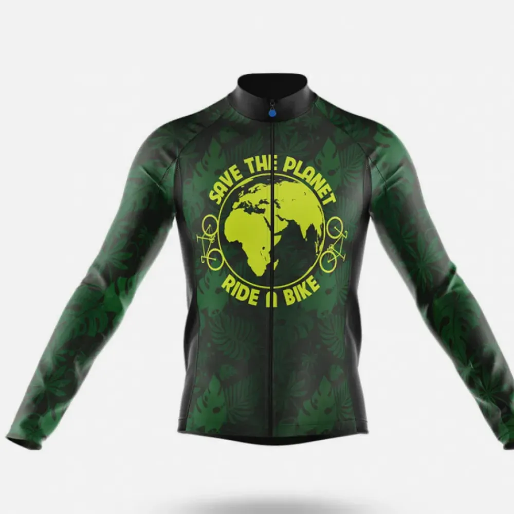 EcoCycle Men's Save the Planet Green/Black/Yellow