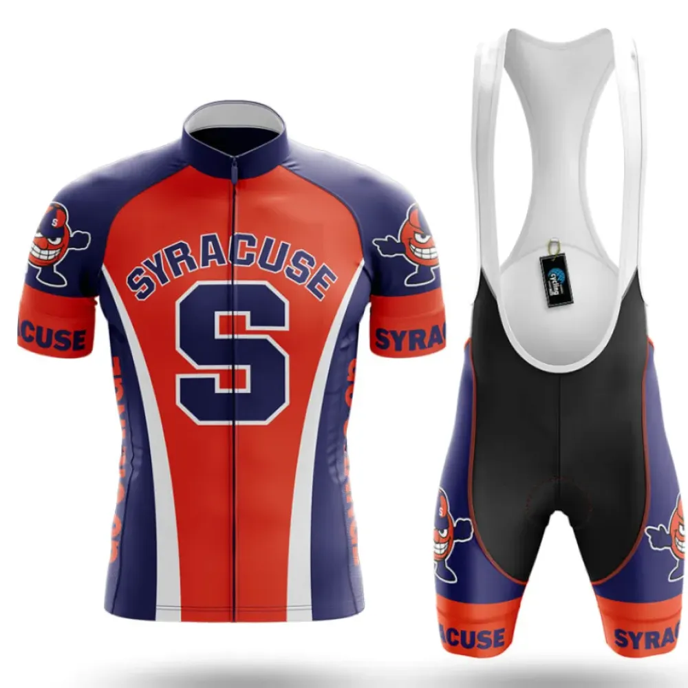 Syracuse University Cycling Kit Full Set Unique Design Navy/Red/White