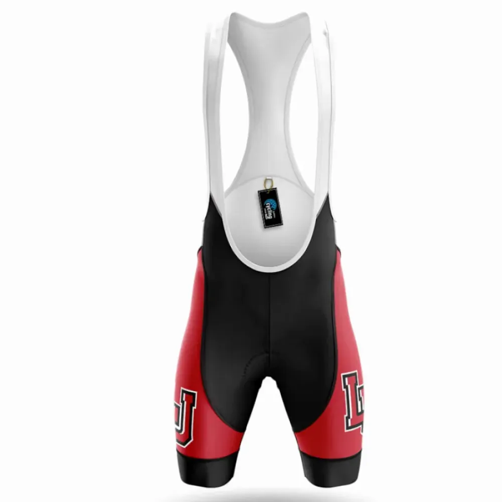 Lamar Cycling Bibs Breathable Black/Red/White