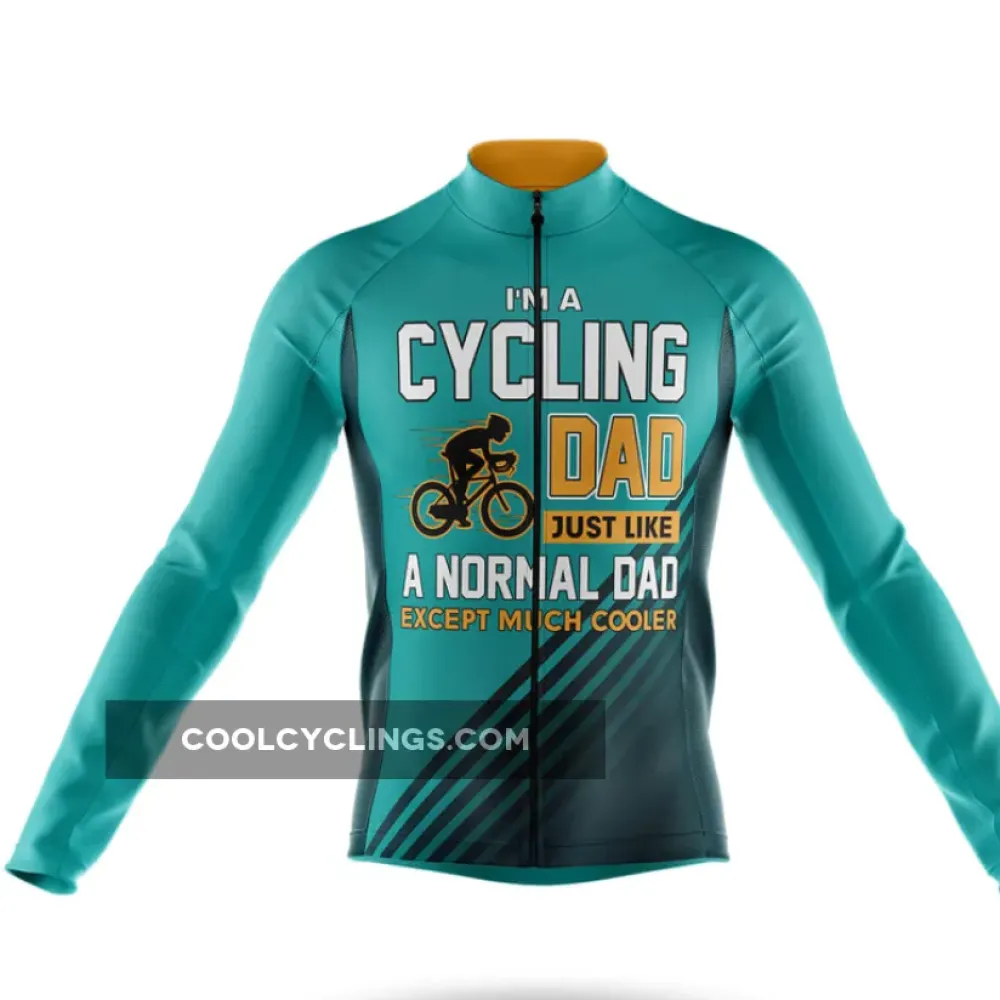 Cycling Dad Cooler Teal/Yellow/Black