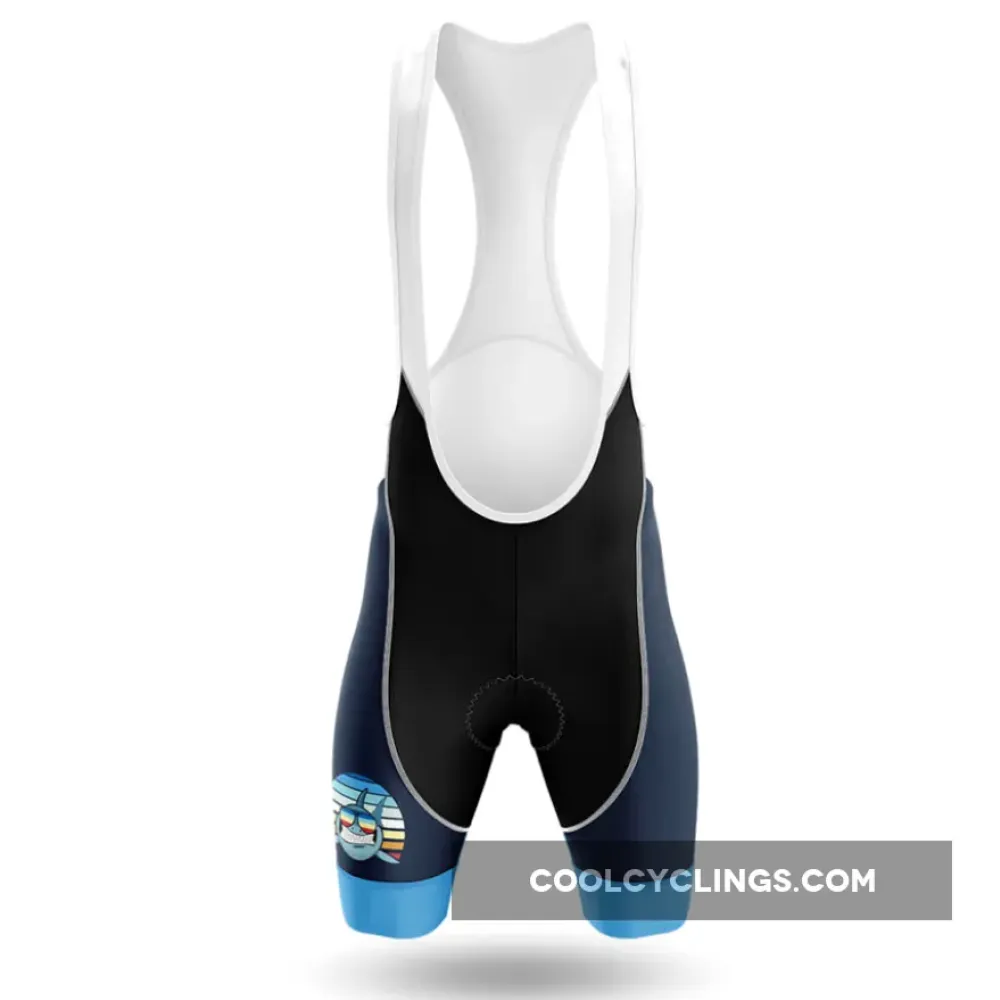 Daddy Cycling Bibs Comfortable Blue/White/Navy