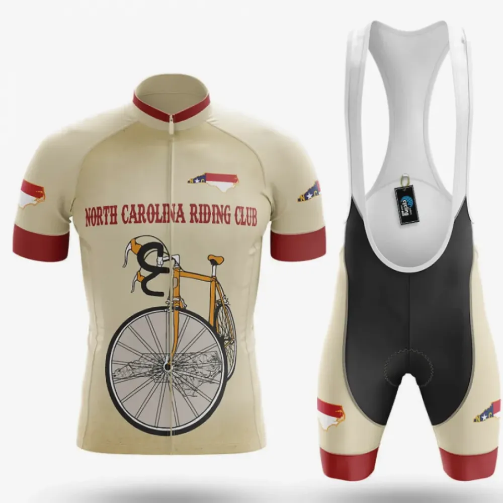 North Carolina Riding Club Cycling Kit Vintage Beige/Red/Black