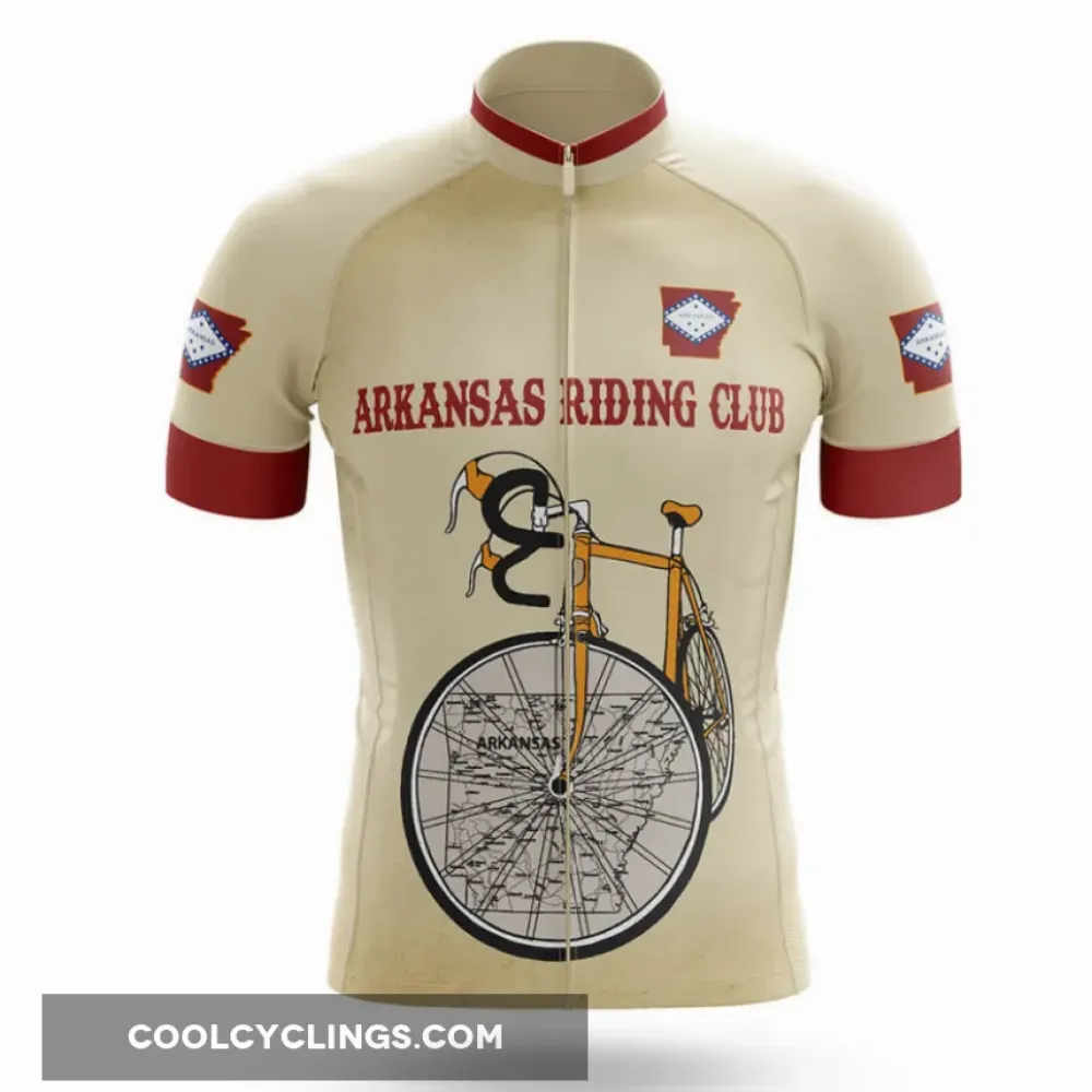 Arkansas Riding Club Vintage Bicycle Beige/Red/Brown