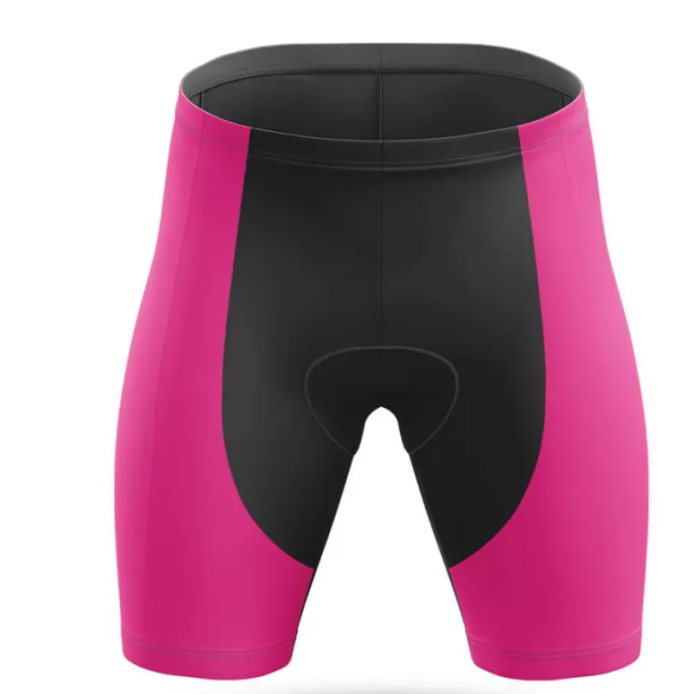 Bike Rural Women's Cycling Shorts Pink/Black/Fuchsia