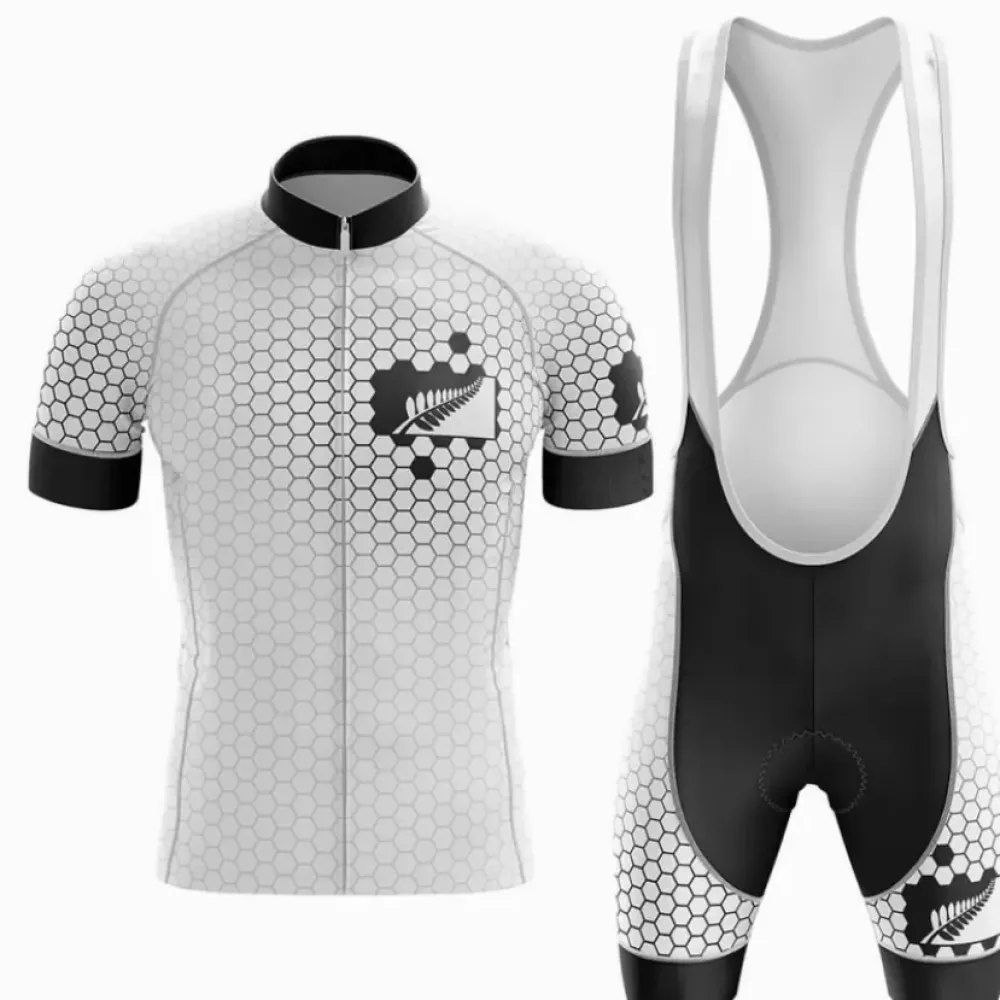 New Zealand V5 Hexagon Pattern White/Black/Grey